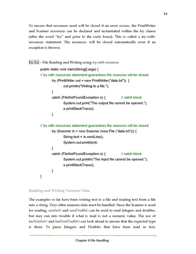 Java Programming: Basics to Advanced Concepts Advanced Programming Workshop - Page 54